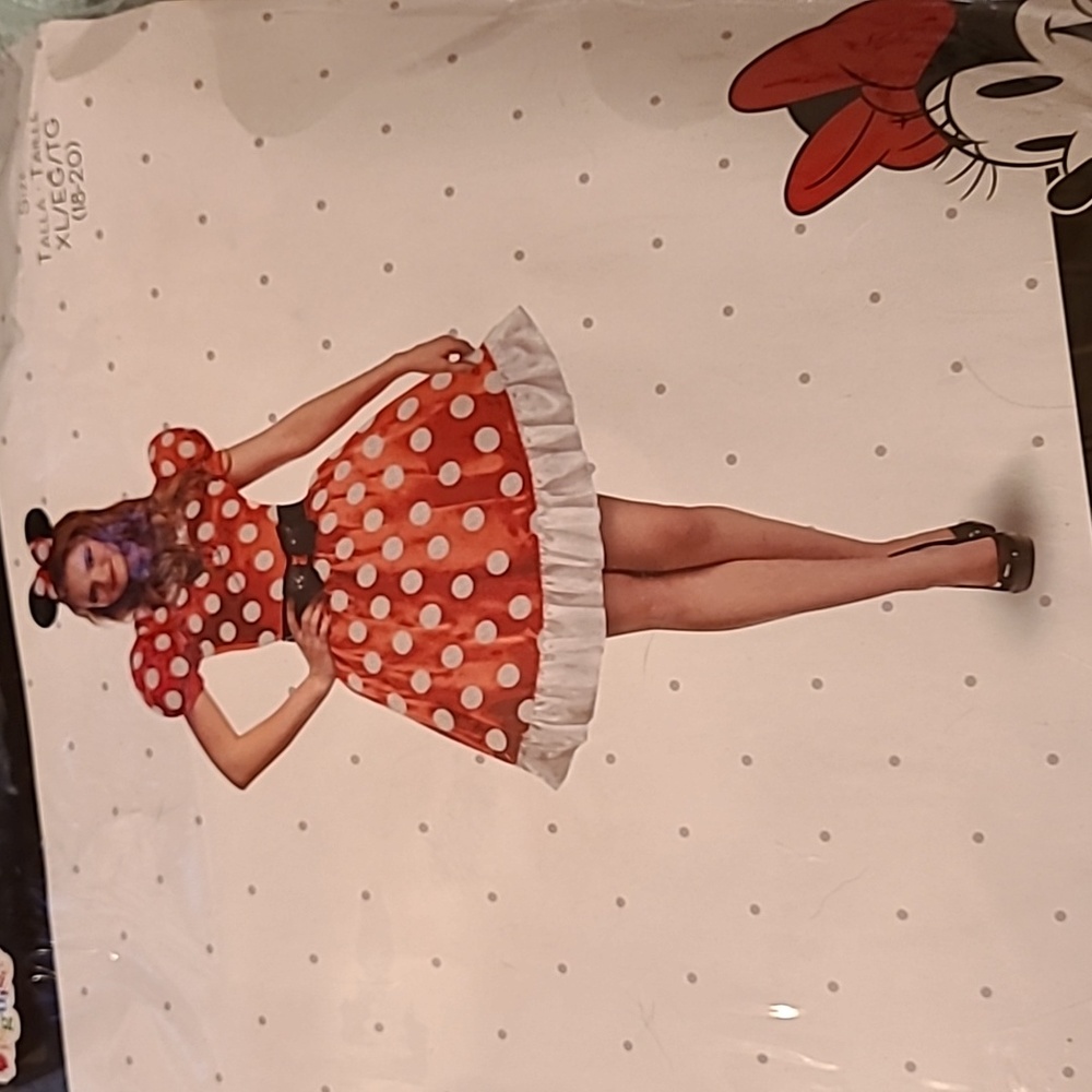 Adult Minnie Mouse costume size XL (18-20)